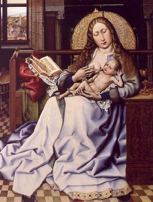 The Virgin and the Child Before a Fire Screen, Robert Campin